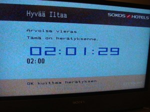 Finland Hotel TV