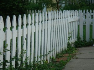 What Does A White Picket Fence Remind You Of?