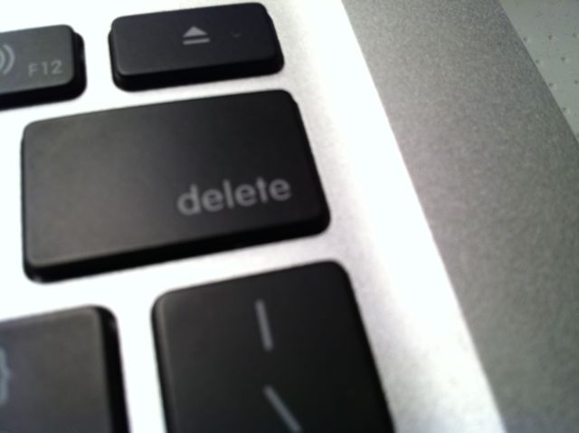 Intuition Was Whispering, "Delete"