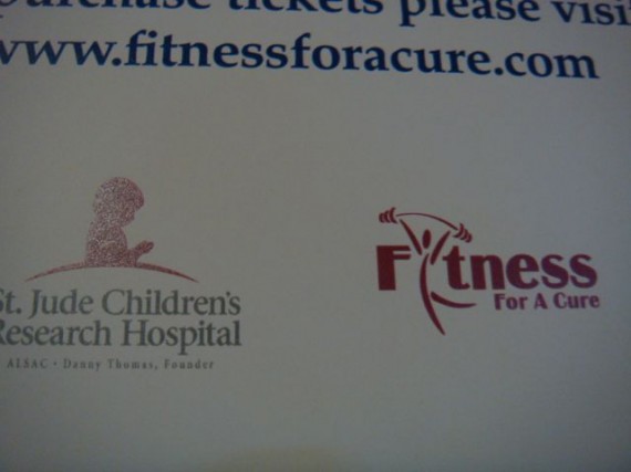 Ad for St. Judes Fitness for a cure