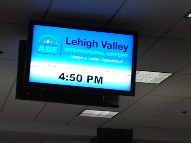 Lehigh Valley International Airport monitor