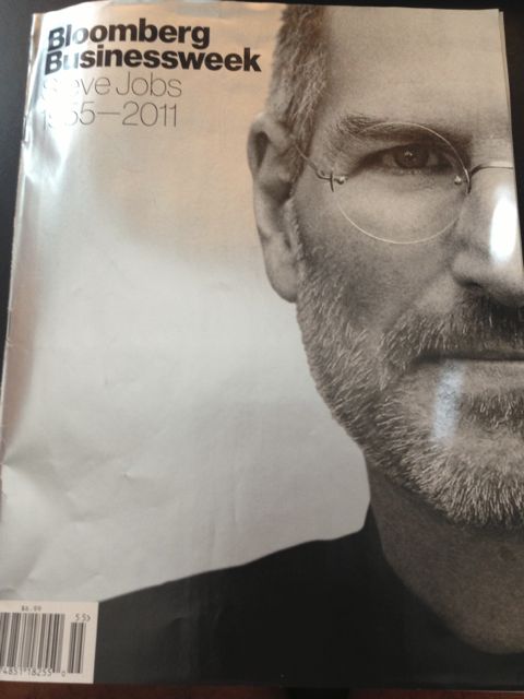 Steve Jobs on cover of Bloomsberg Businessweek
