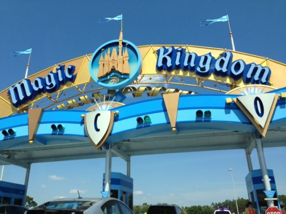 Disney World's Magic Kingdom toll plaza