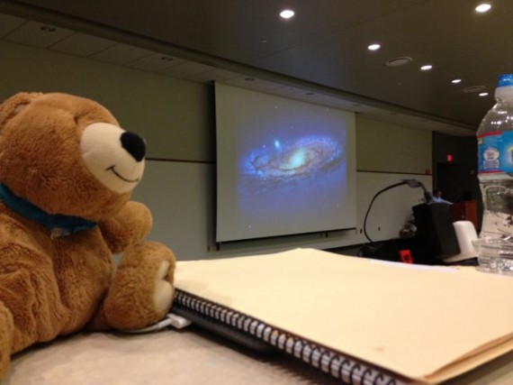 jeff noel's Jack the Bear in a classroom