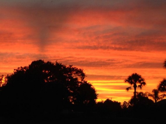 Central Florida sunset near Walt Disney World