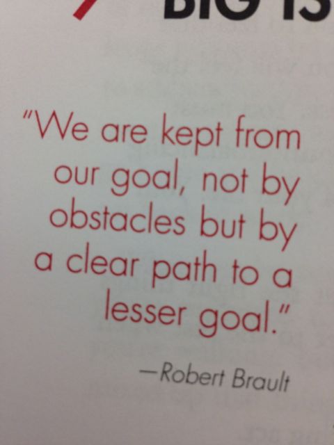 good quote about goals and priorities 