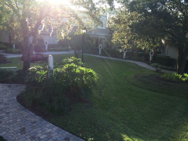 Church courtyard