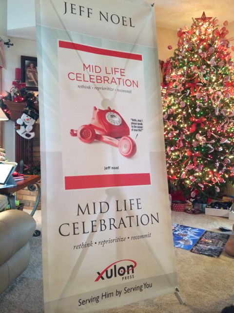 Mid Life Celebration book banner
