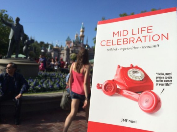 Mid Life Celebration book at Disneyland