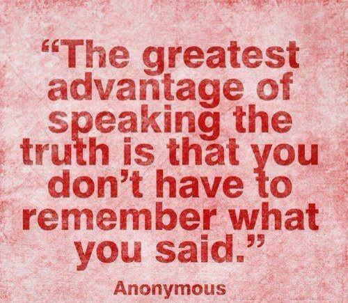 Quote about telling the truth