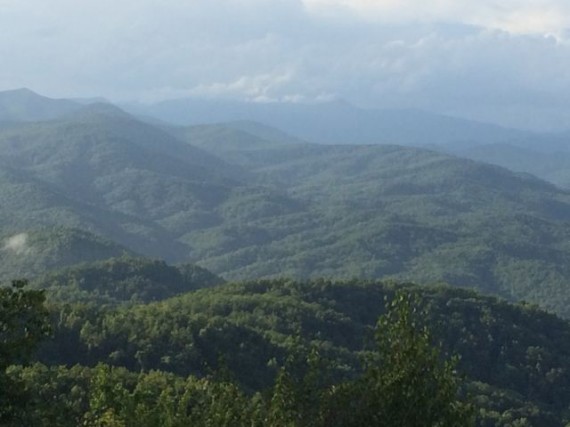 Blue Ridge Mountains East of Asheville
