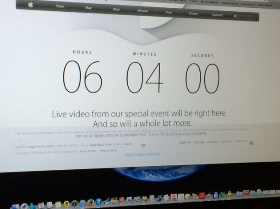 Apple countdown to iPhone 6