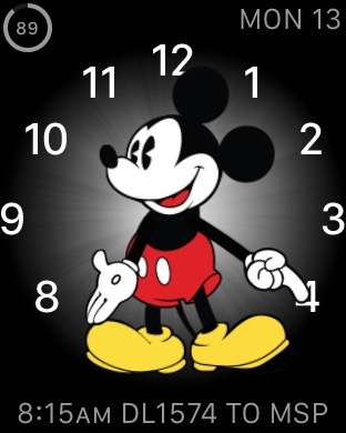 Apple Watch Mickey Mouse watch face
