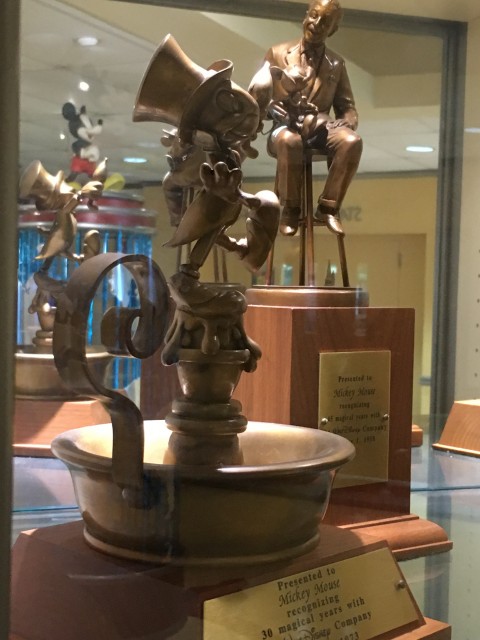 Disney University Cast Member trophy display