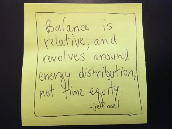 quote about balance
