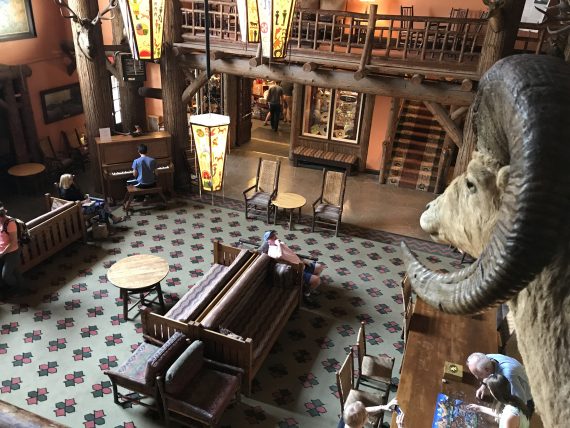 Lake McDonald Lodge lobby