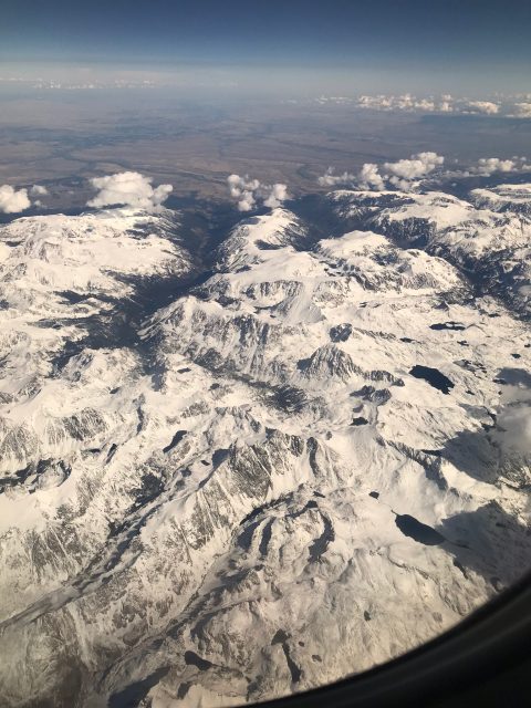 Grand Tetons from Jet