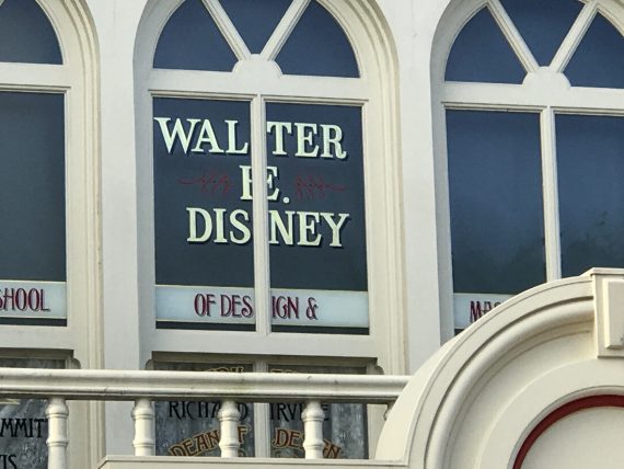 Walt Disney window at Magic Kingdom