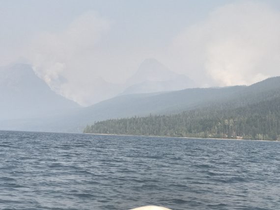 Lake McDonald Lodge Fire 2017