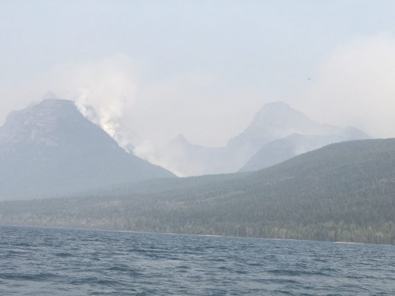 Lake McDonald Lodge Fire 2017