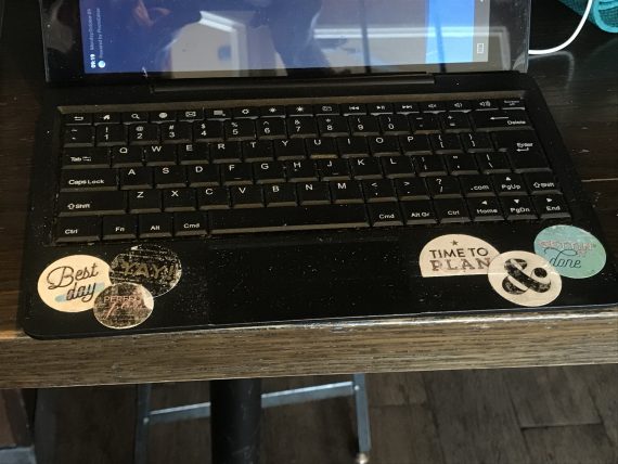 Laptop at Starbucks