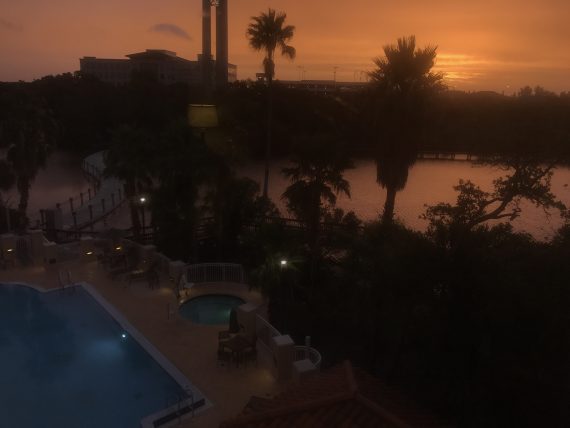 sunrise at Florida Hilton