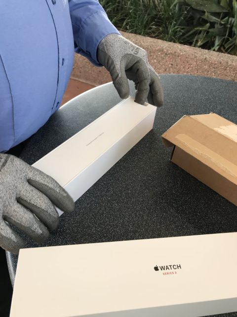 Opening Apple Watch 3 box