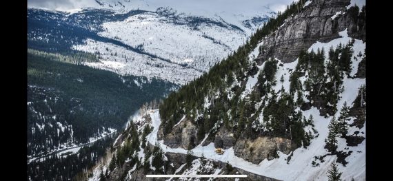 Glacier National Park snow plowing