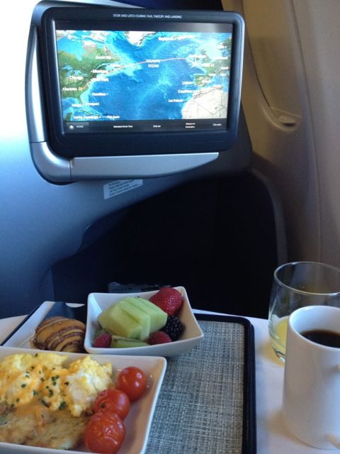 first class breakfast