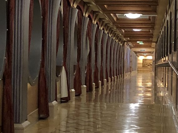 Disney Cruise lines hallway