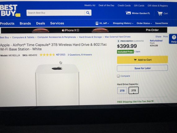 Apple 3TB Time Capsule