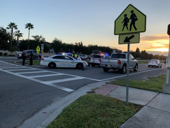 pedestrian struck by car near Disney