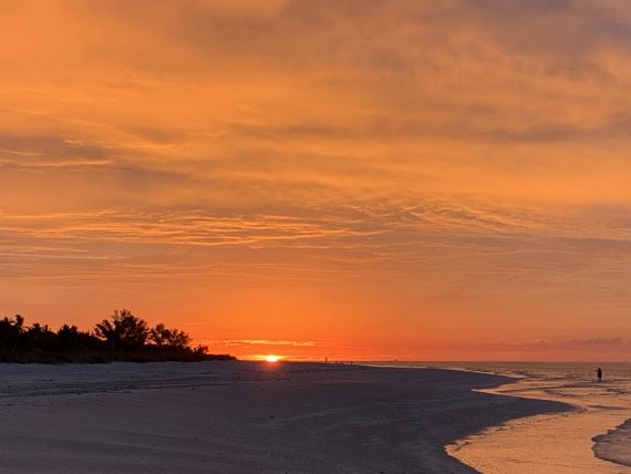 sunrise at the beach