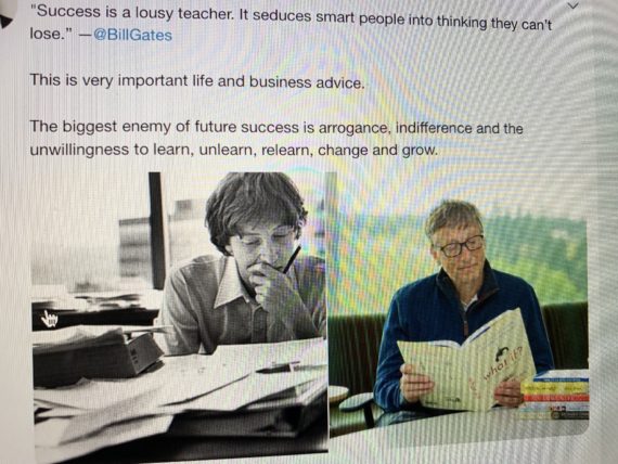 Bill Gates young and current
