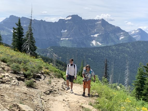 The Loop trail Glacier National Park