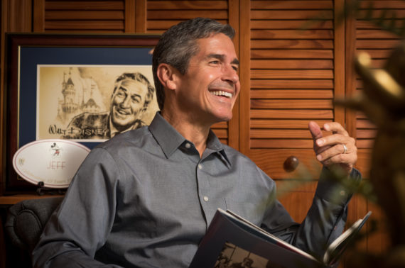 Disney keynote speaker jeff noel in his home office