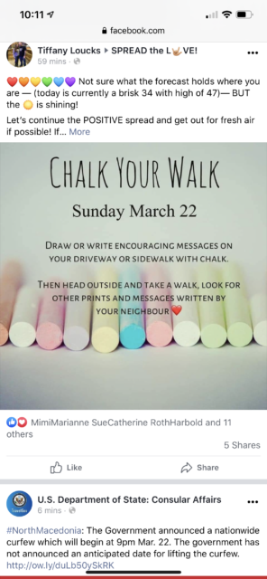 chalk your walk
