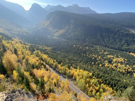 Mountains with Fall foliage