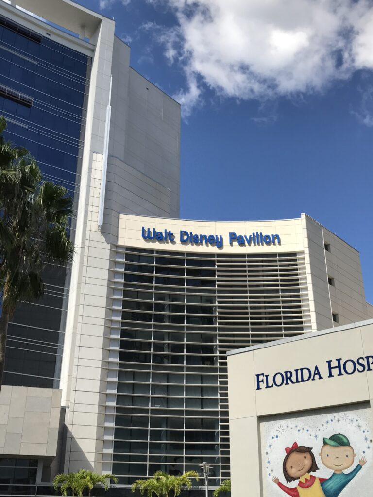 The Walt Disney pavilion at Advent health hospital
