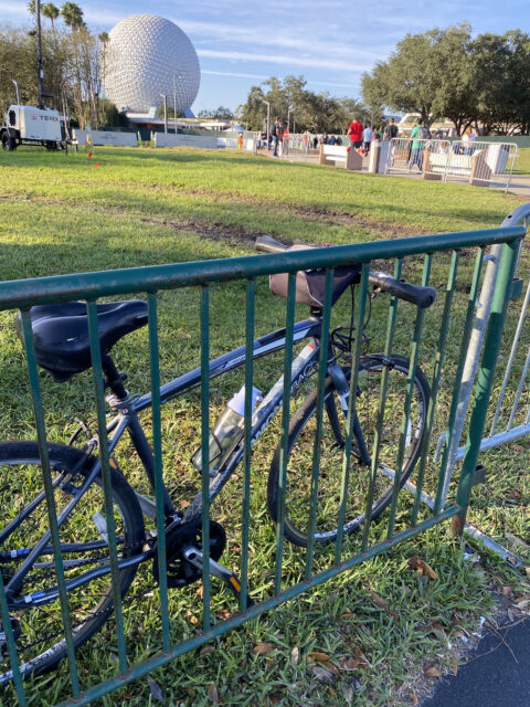 Bicycle parking at Epcot.