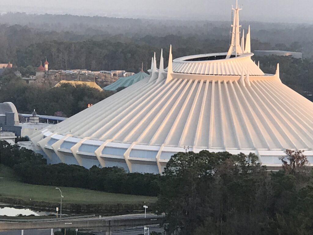 space mountain at Walt Disney World