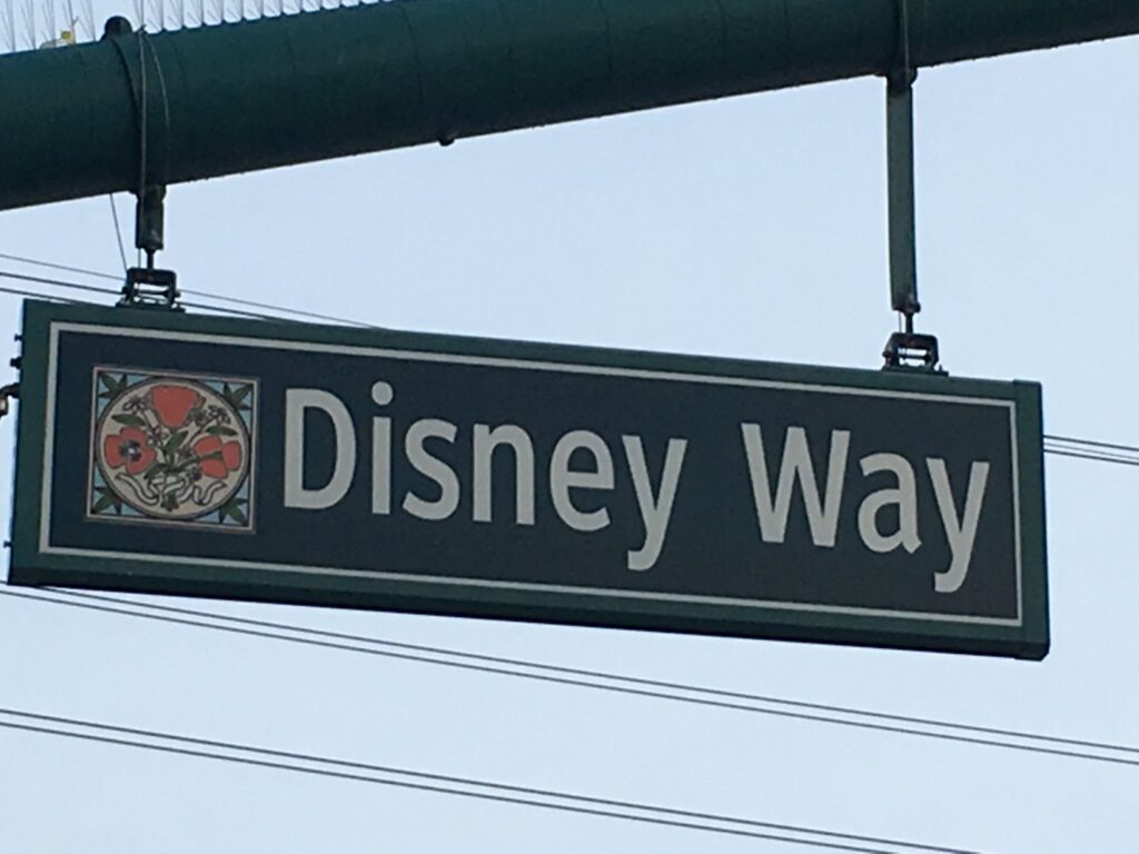 The Disney Way roadsign