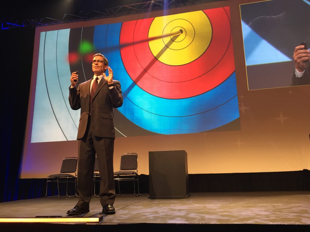 Disney Customer Service Keynote Speaker Jeff Noel onstage