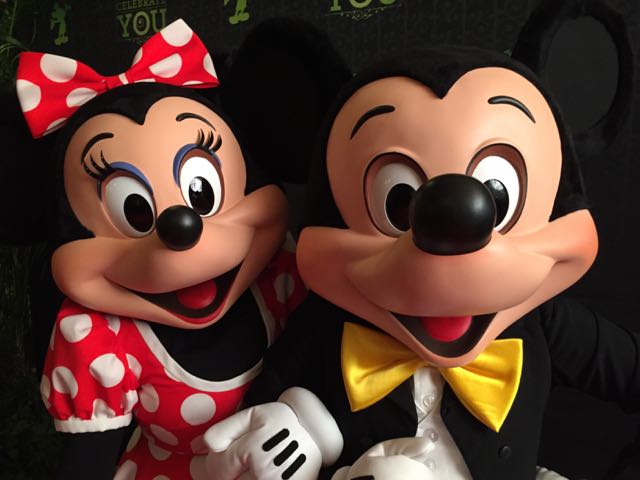 Mickey and Minnie Mouse