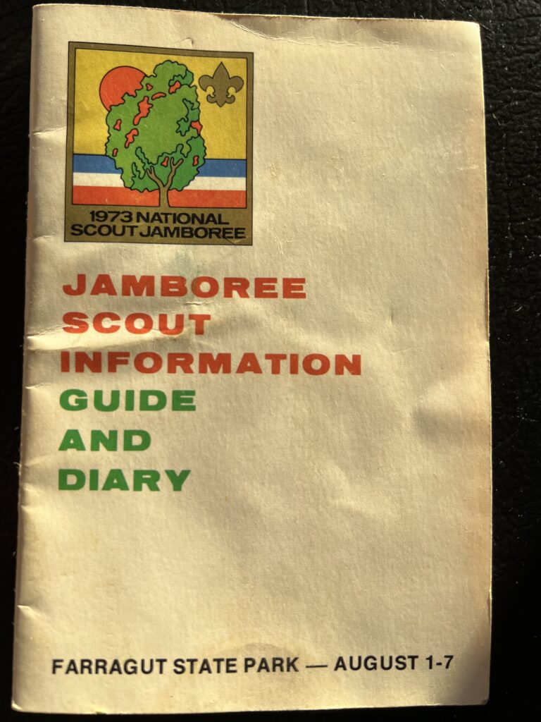 1973 Boy Scout Jamboree guidebook
