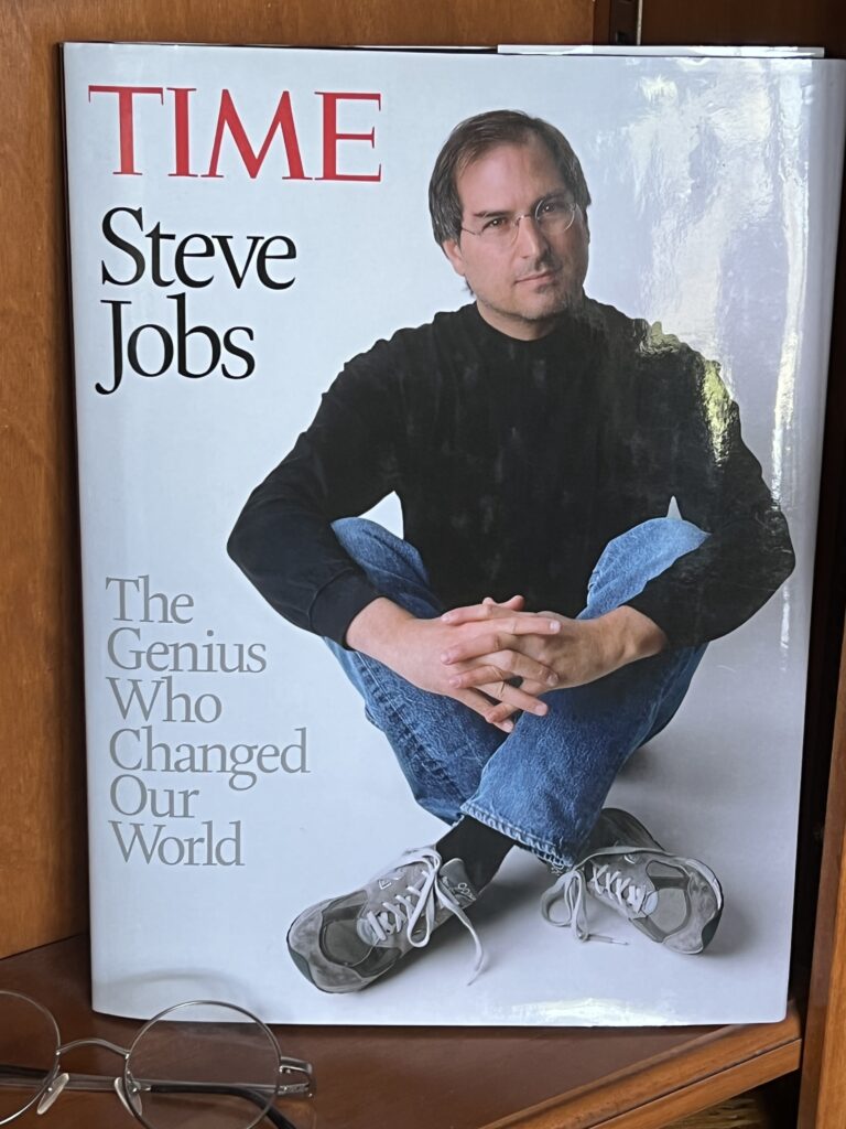 Time book featuring Steve Jobs