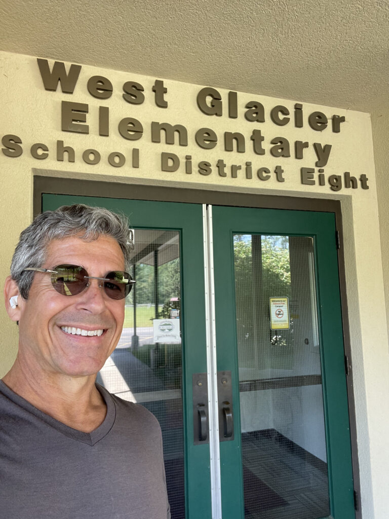 west glacier elementary school entrance