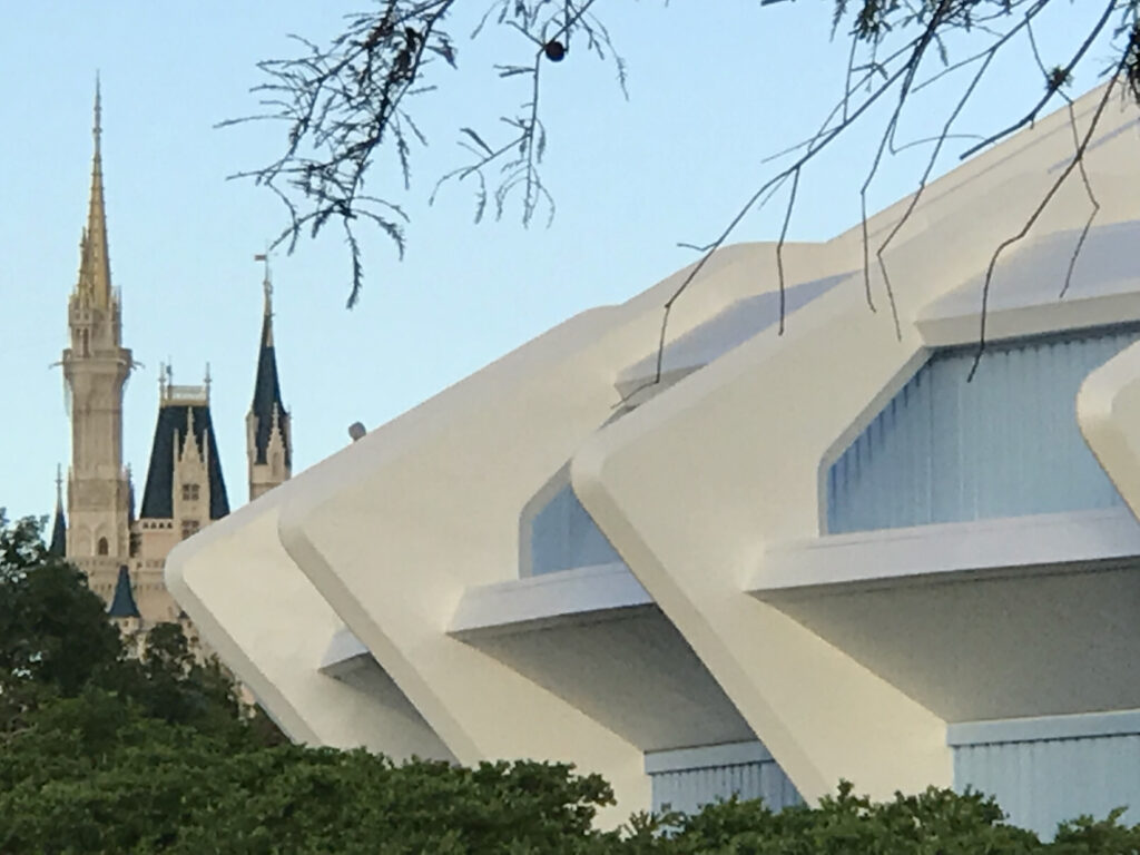 Space Mountain and Cinderella Castle