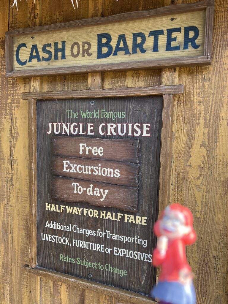 Disney's Jungle Cruise signage