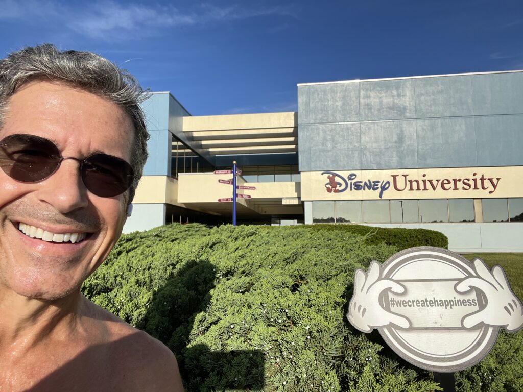 man at Disney University